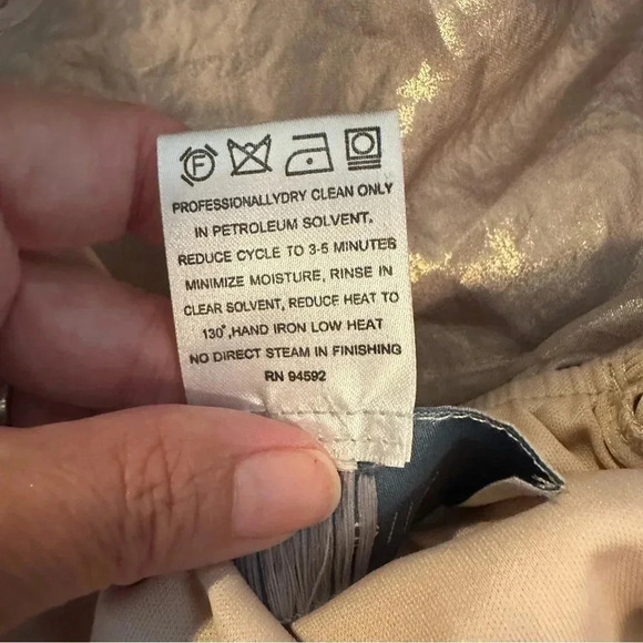 Nouvelle Amsale halter golden Lilith gown - Picture 7 of 7